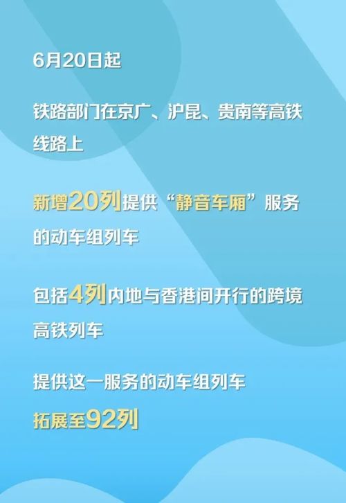 中國鐵路服務升級 靜音車廂擴至92列，外賣配送同步上線